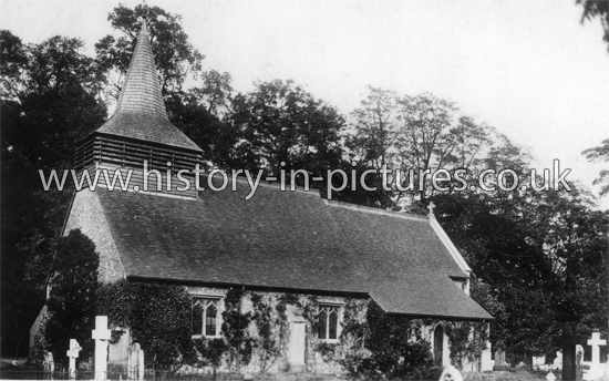 All Saints' Church, Hutton Village, Essex. c.1908